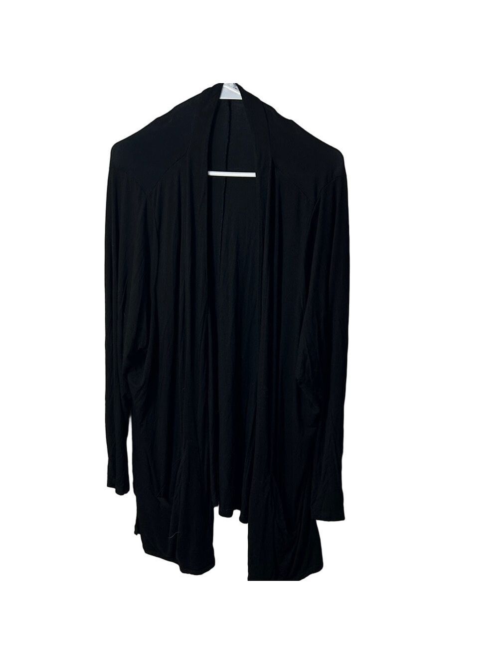 Penningtons Black Knit Long Sleeve Viscose Cardigan Size 3X goth